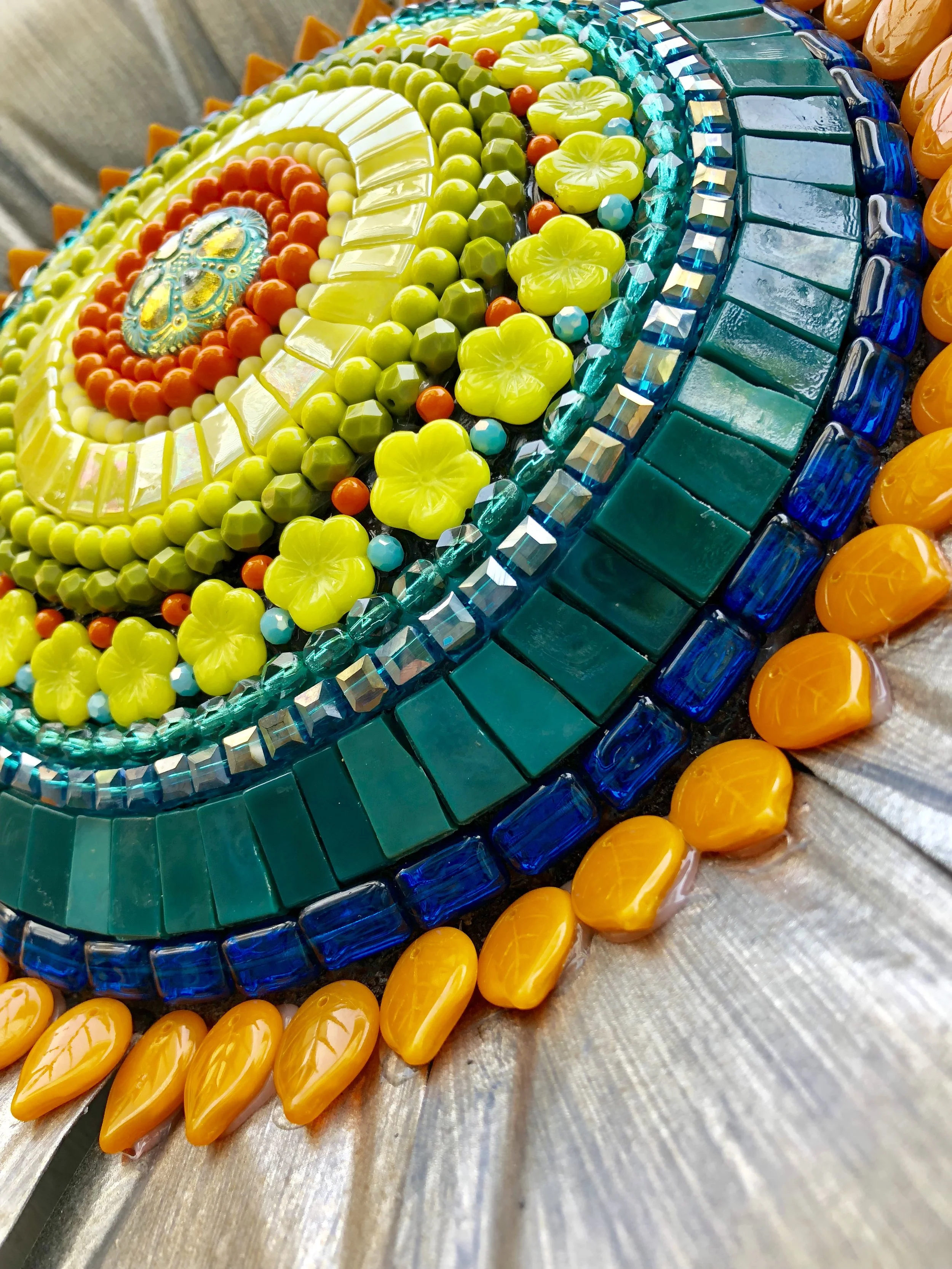 Metal Flower Substrates: Daisy — ZETAMARI MOSAIC ARTWORKS